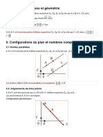 Nombres Complexes - Complexe Et Configurations Geometriques Du Plan