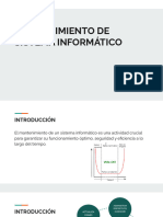 Mantenimiento de Sistema Informático