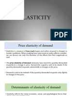 Elasticity of Demand and Supply