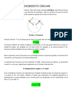 Aceleracion y Fuerza Centripeta