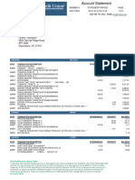 Luisana Sandoval SECU Bank Statement PDF