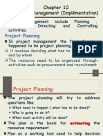 Chapter 10 Project Management