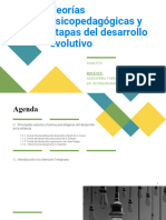 Teorías Psicopedagógicas y Etapas Del Desarrollo Evolutivo: Sesión N°01