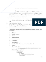 A Manual For Preparation of Project Report 1. General