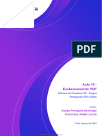 Curso 273120 Aula 15 Exclusivamente PDF 2fa2 Simplificado