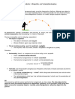 02 Projectiles and Variable Acceleration HANDOUT