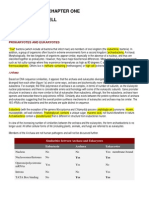 Bacteriology - Chapter One The Bacterial Cell: Prokaryotes and Eukaryotes