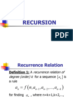 RECURSION