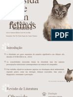 TCC OBESIDADE EM FELINOS - REVISÃO de Literatura .