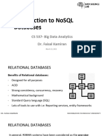 Lecture 3 - Introduction To NoSQL - Updated