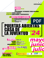 Cartel A3 Puertas Abiertas