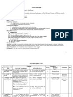 Projet Didactique Habitudes Alimentaires