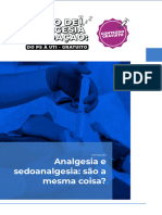 Analgesia e Sedoanalgesia - São A Mesma Coisa?