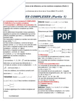 Nombres Complexes 1 Cours Et Exercices Corriges 2