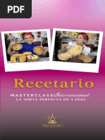 Recetario Masterclass