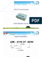 Trans Electric Co - LTD: LEK-2110 Line Extender