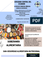 Grupo 15-La Política Alimentaria en El Ecuador. La SAN (Seguridad Alimentaria Nutricional) LA CAN (Cadena Alimentaria Nutricional)