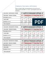 Signature Assignment 4 Central Dogma