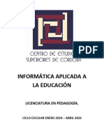 Compendio de Informatica Aplicada A La Educación