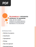 Approach To Splenomegaly