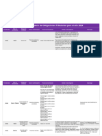 DentonsPazHorowitz - Calendario Tributario 2024