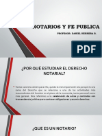 Notarios y Fe Publica