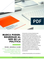 Marca Poder. Regresar Al Ser de La Política Miguel Jaramillo