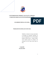 Trabalho Legislação Aplicada - UFMT