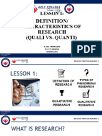 Lesson 1 Quali