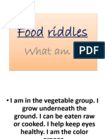 Food Riddles