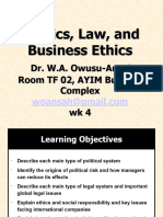 IBM-22 MCS 367 Politics, Law, and Business Ethics Week 4