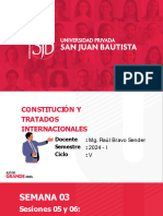 Constitución y Tratados Internacionales Semana 3