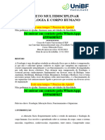 01 Fisiologia Projeto Multidisciplinar