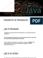 Fundamentos de Programación