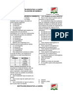 Evaluación Química 6