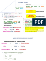 Funcion Acidos Oxacidos e Hidracidos