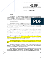 Resolución 4189 18 CGE Aprueba El Rol y Las Funciones Del Asesor Pedagógico Del Nivel Secundario y Sus Modalidades