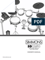 Simmons SD1250 Manual