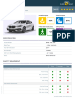 Euroncap 2019 BMW 1 Series Datasheet