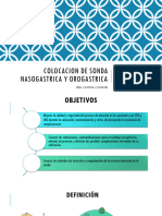 Colocacion de Sonda Nasogastrica y Orogastrica