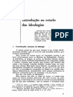 Sedas Nunes, Aderito. Introdução Ao Estudo de Ideologias