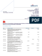 Summary of Transactions On Savings Account Number 5475350707 in USD For The Period 25-02-2024 To 09-04-2024