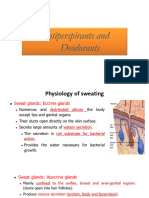 Lec 5 Antiprespirants & Deoderants