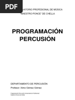 Programacion Percu Acceso