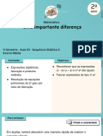 Uma Importante Diferença: Matemática