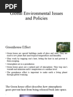 Global Environmental Issues and Policies