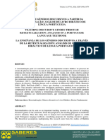 O Ensino de Gêneros Discursivos A Partir Da Retextualização Análise de Livro Didático de Língua Portuguesa