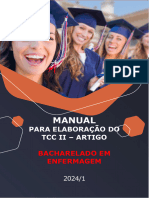 Manual: para Elaboração Do TCC Ii - Artigo