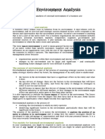 Models For Environment Analysis 2 - PM