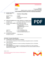 Sodium Thisulfate MSDS To Be Printed